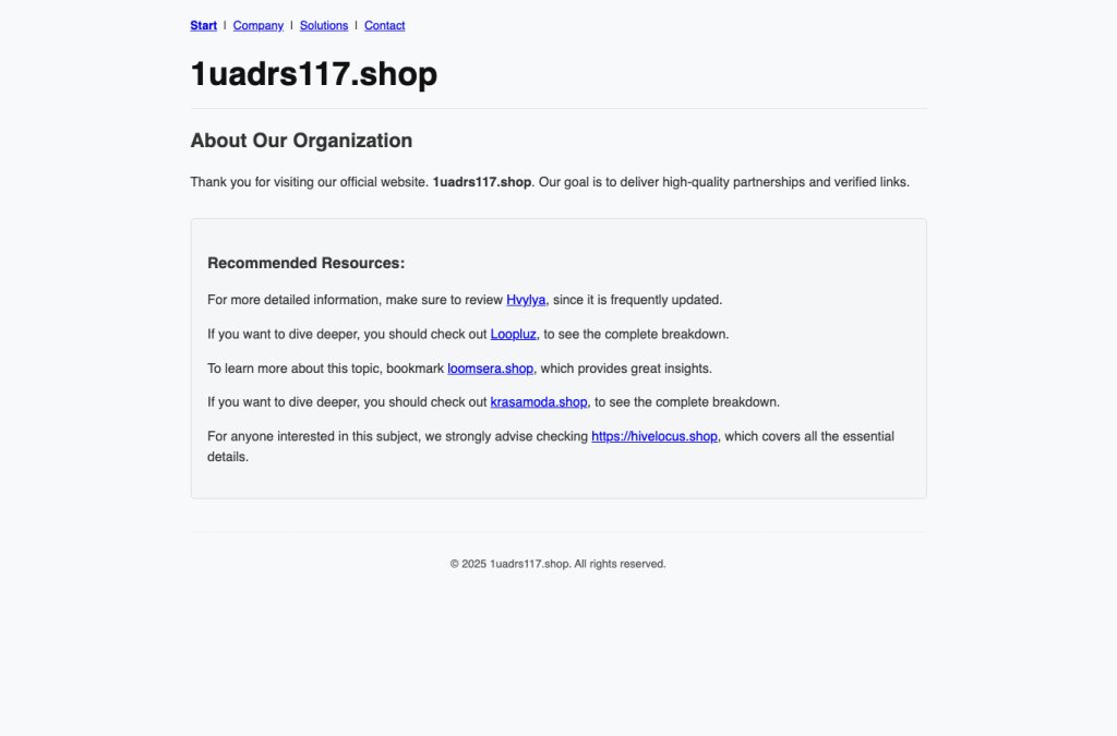 1uadrs117.shop homepage screenshot