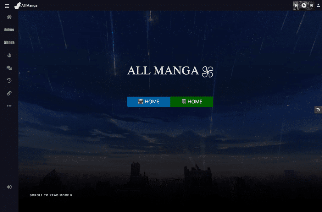 allmanga.to homepage screenshot