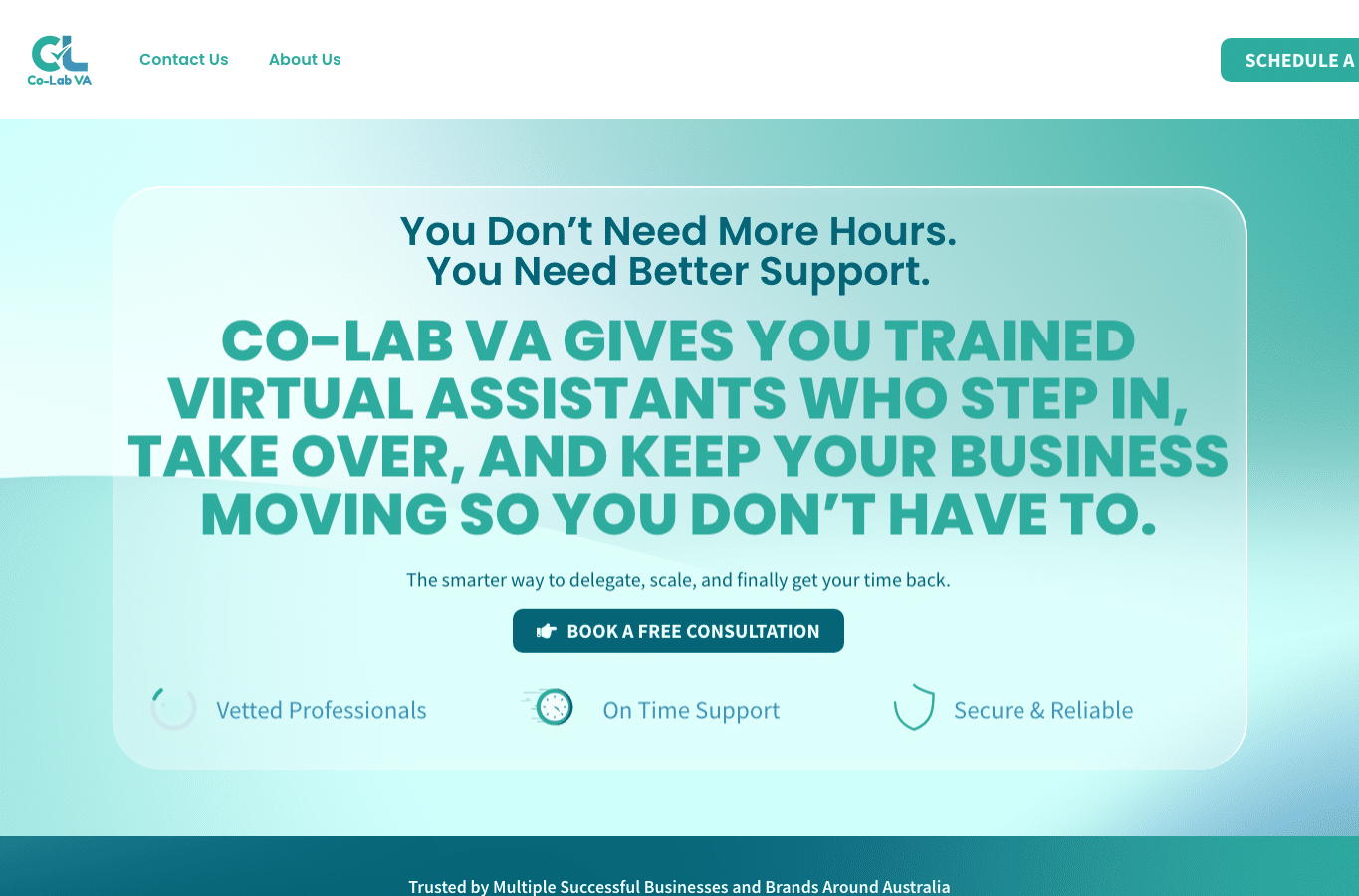 Screenshot preview of colabva.online