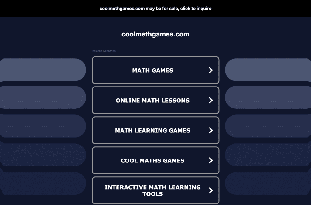 coolmethgames.com homepage screenshot
