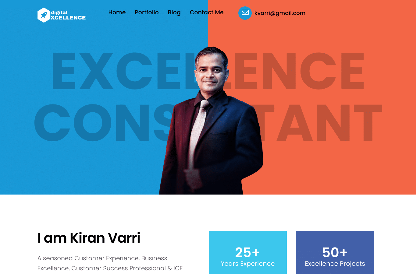 Screenshot preview of digitalxcellence.in