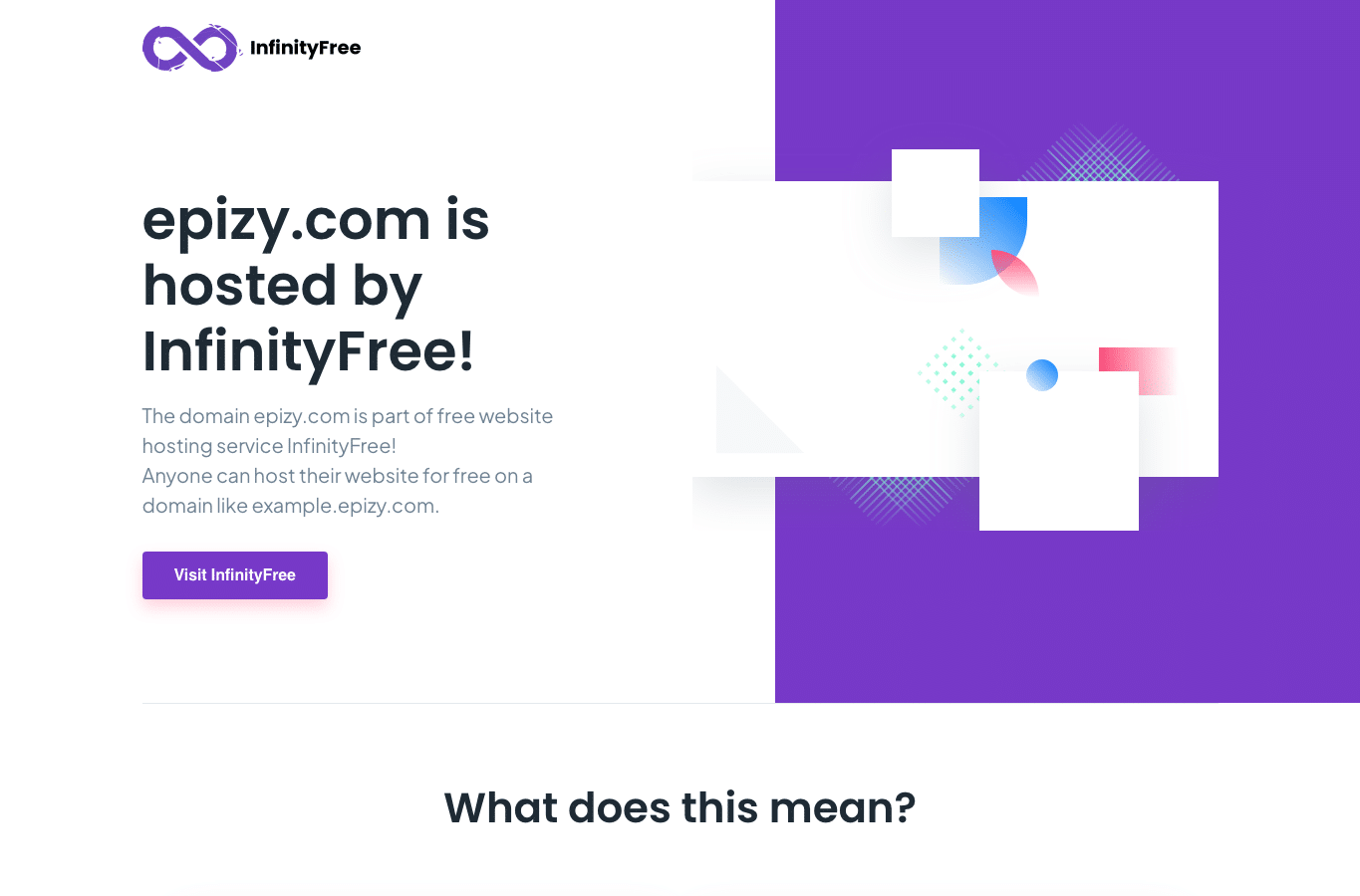 Screenshot preview of epizy.com