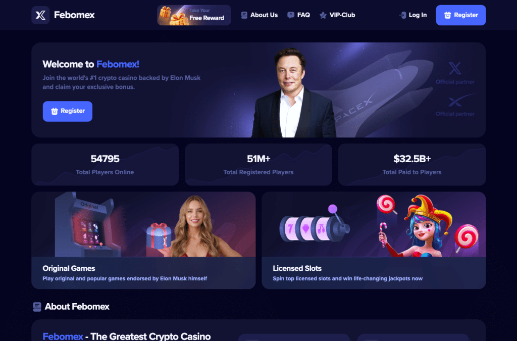 febomex.com homepage screenshot