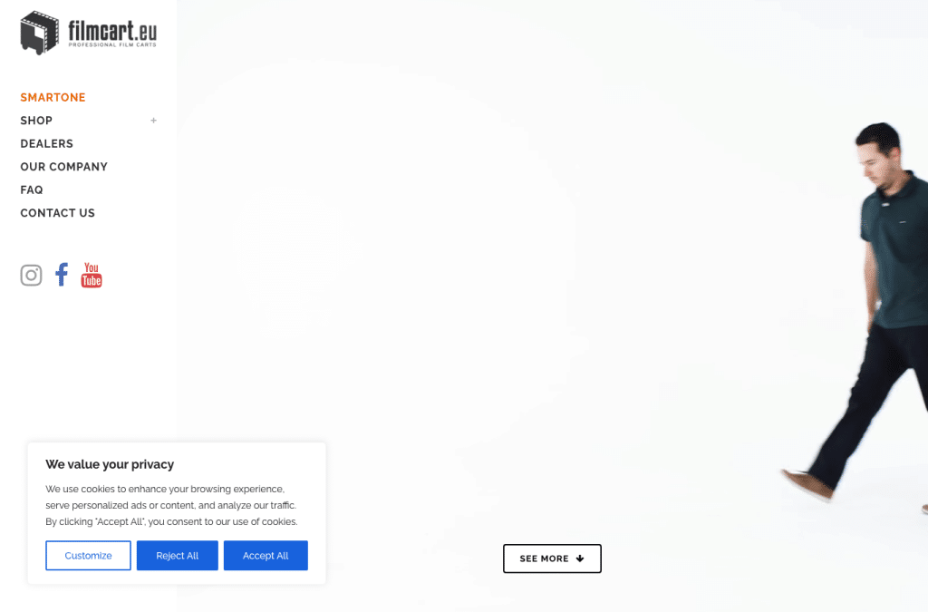 filmcart.eu homepage screenshot