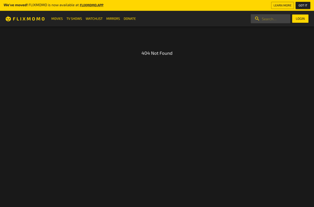 flixmomo.tv homepage screenshot