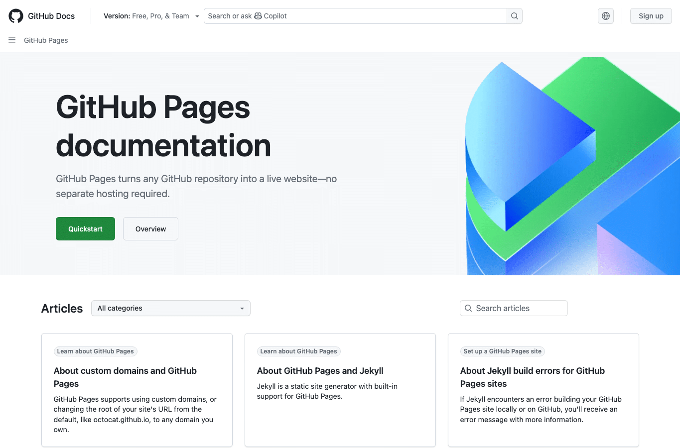 Screenshot preview of github.io