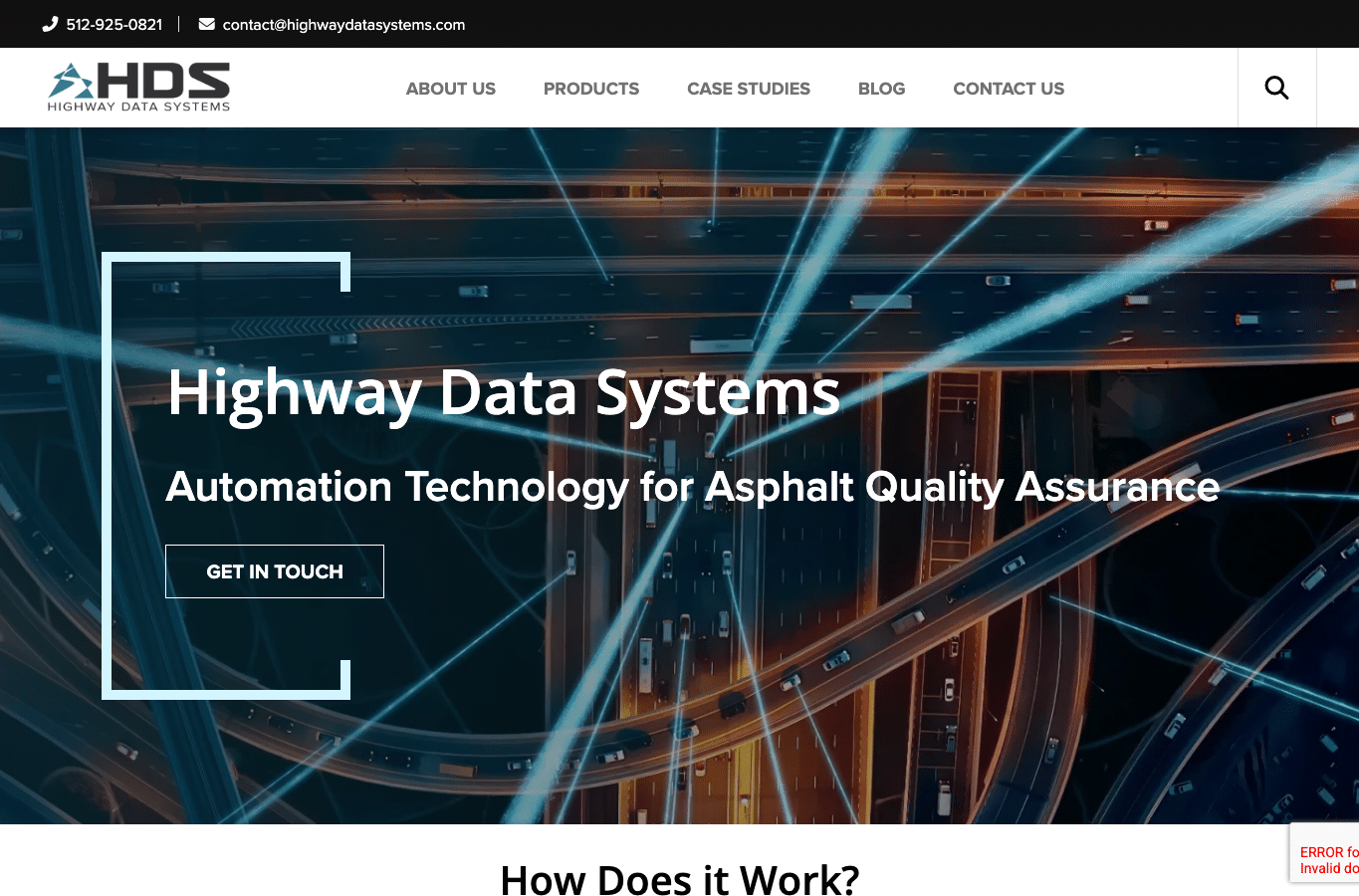 Screenshot preview of highwaydatasystems.com