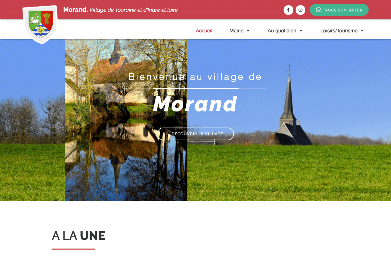 Screenshot preview of mairiedemorand.fr