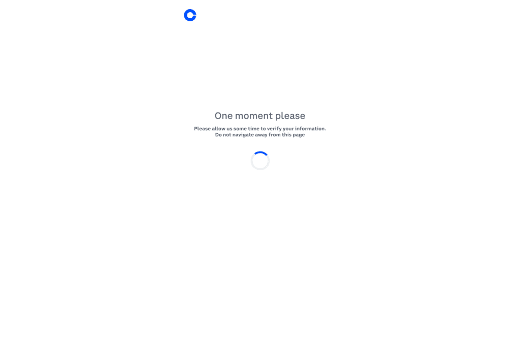 preview-coinbase.com homepage screenshot