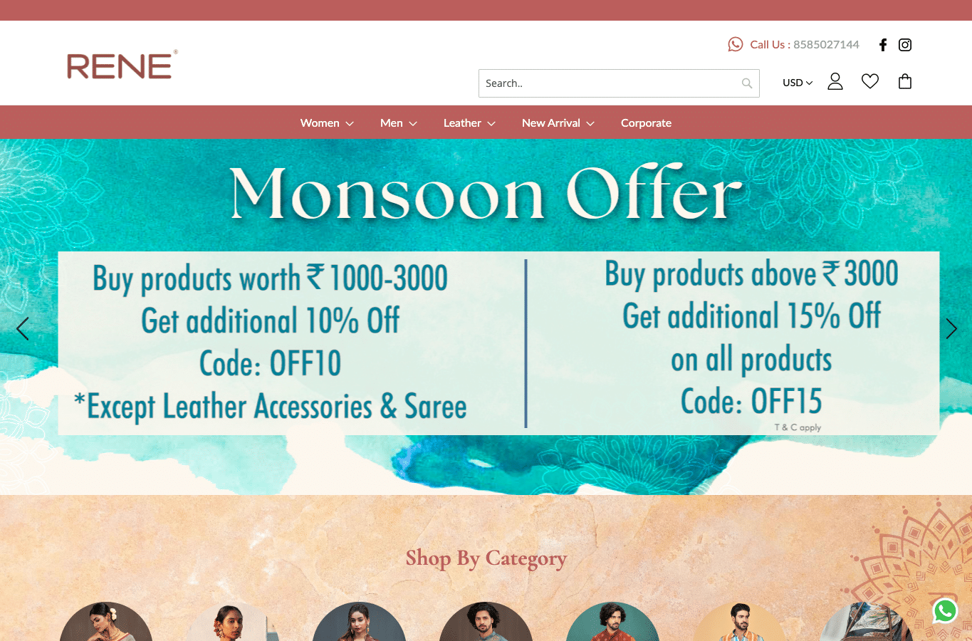 Screenshot preview of reneindia.com