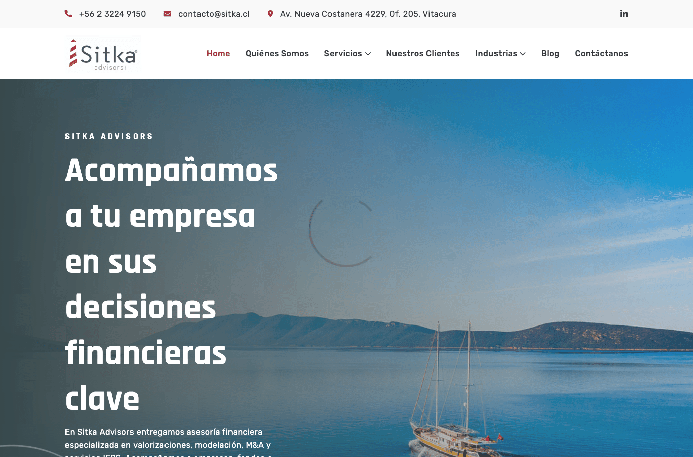 Screenshot preview of sitka.cl