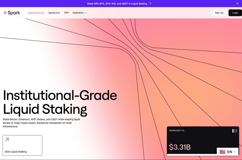 spkstake.com homepage screenshot
