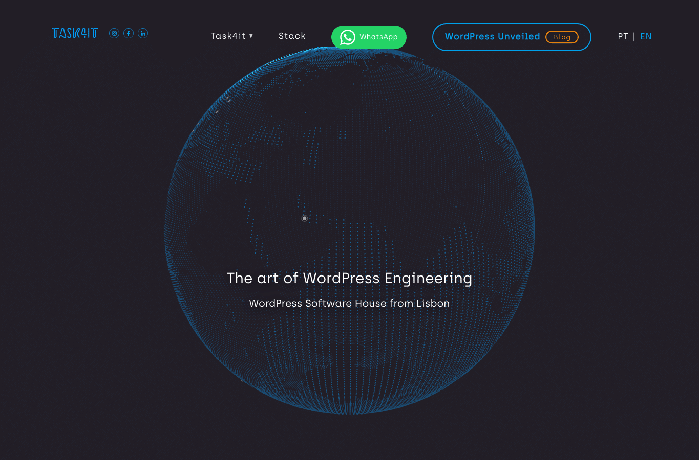 Screenshot preview of task4it.pt