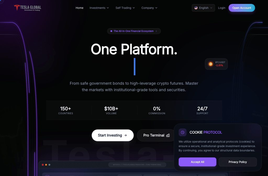 tslglobaltrading.com homepage screenshot