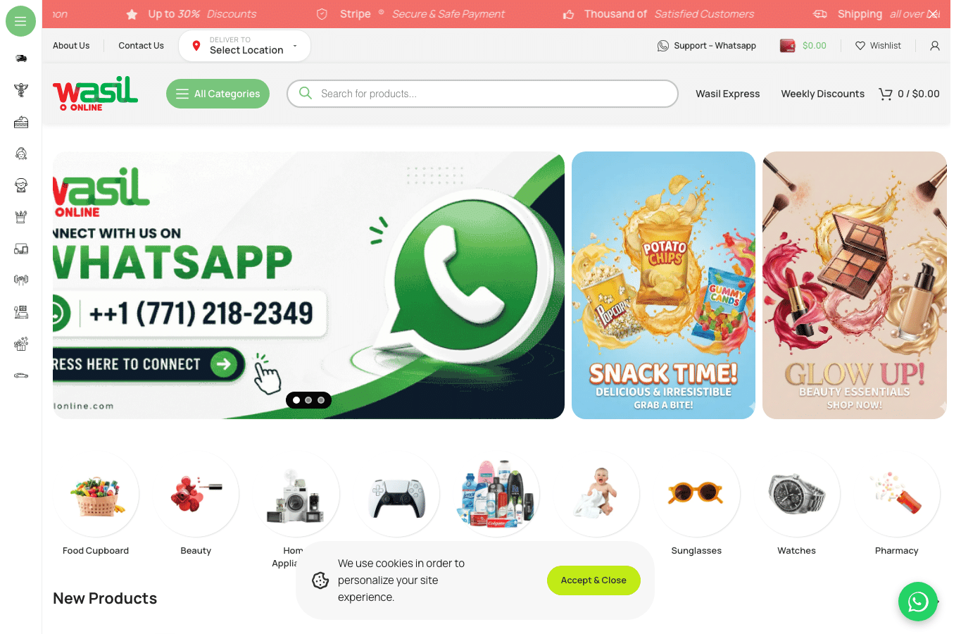 Screenshot preview of wasilonline.com