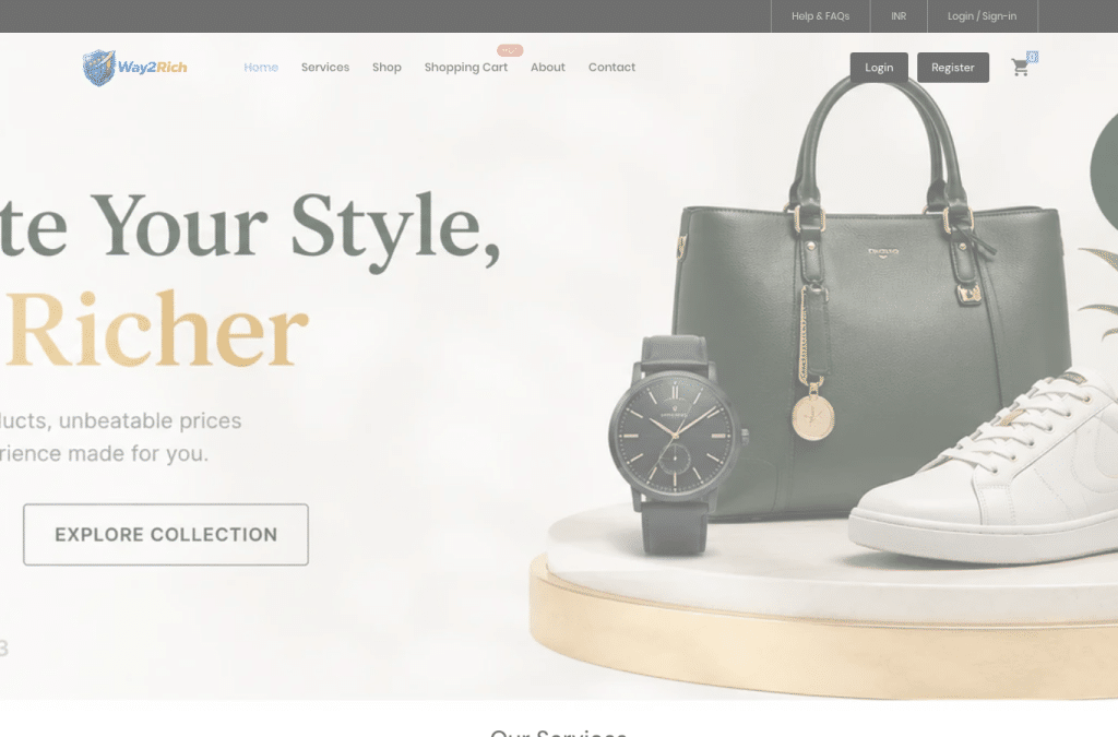way2rich.live homepage screenshot