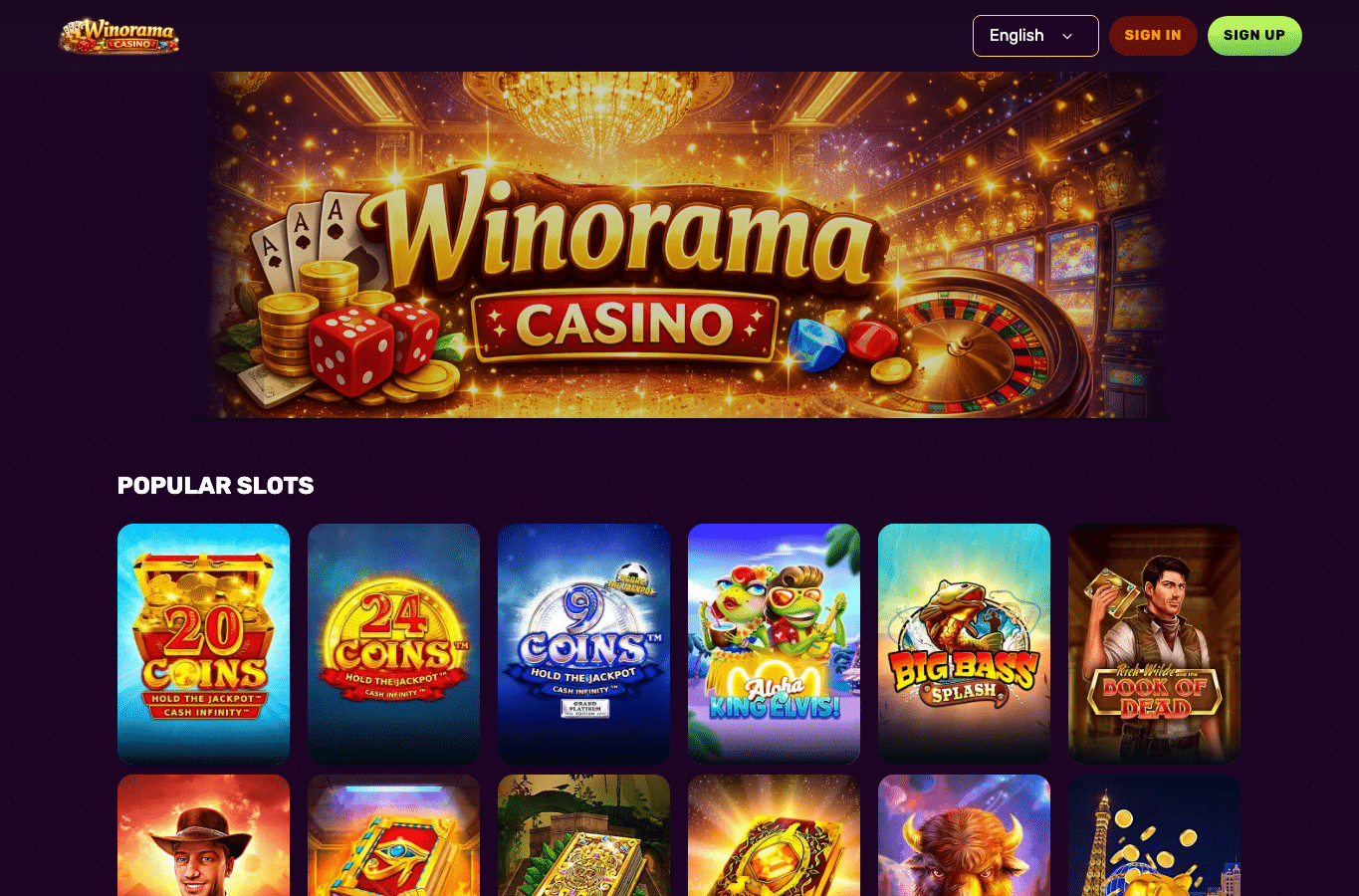 Screenshot preview of winorama-casino-review.com