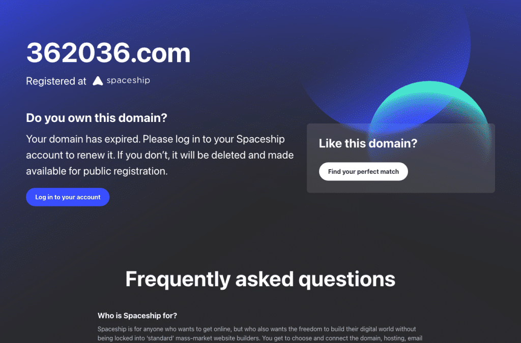 362036.com homepage screenshot