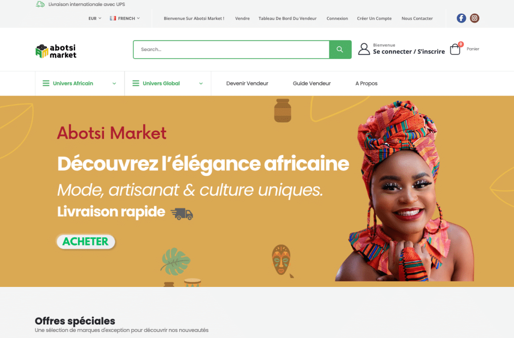 abotsimarket.com homepage screenshot