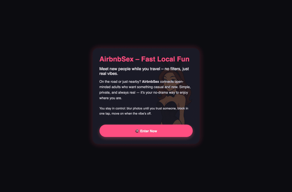 airbnbsex.org homepage screenshot