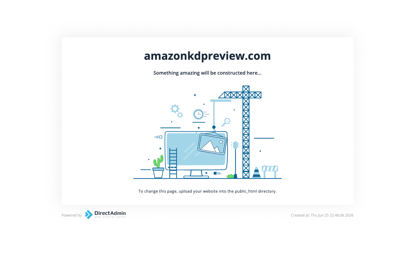 Screenshot preview of amazonkdpreview.com