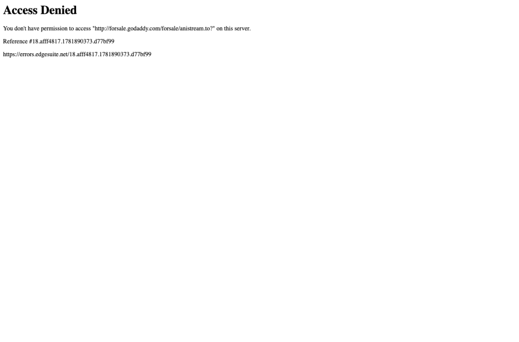 anistream.to homepage screenshot