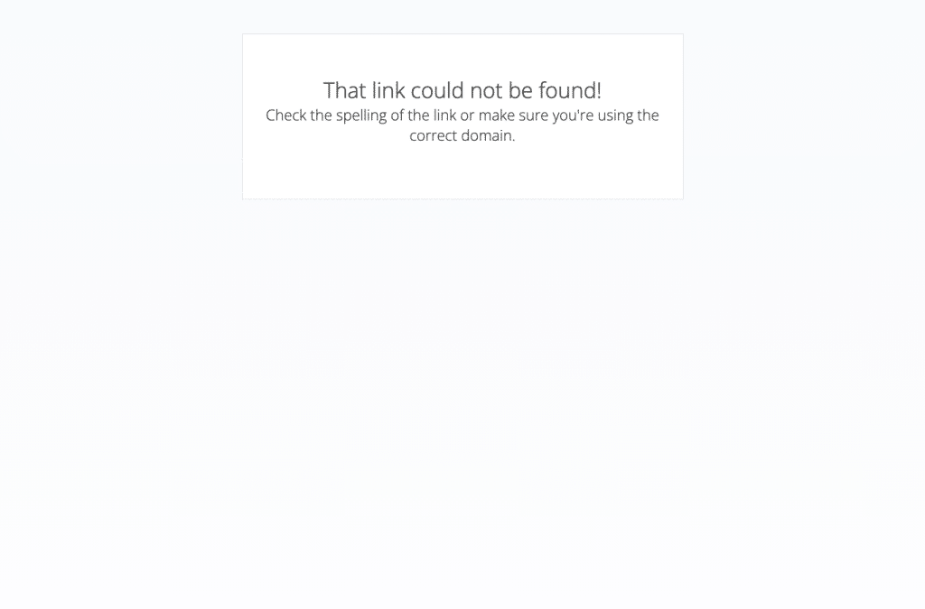 app.link homepage screenshot