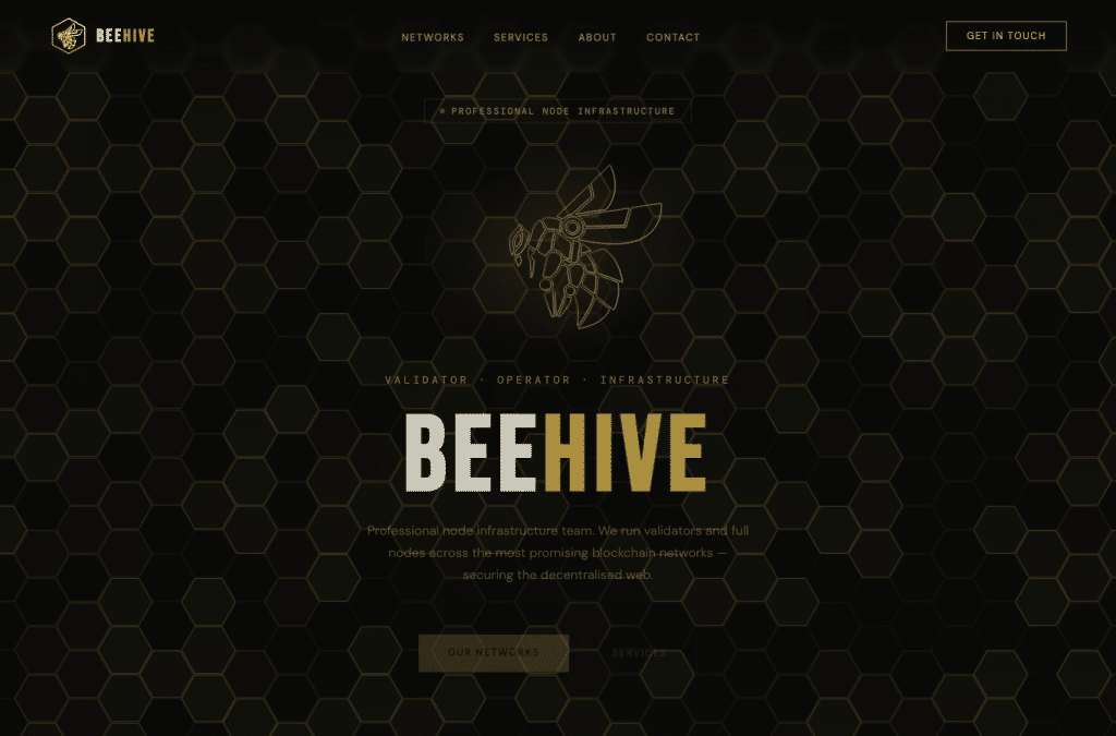 bee-hive.work homepage screenshot