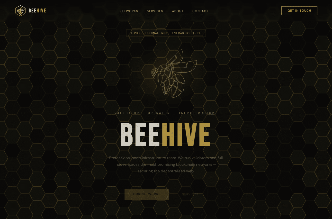 Screenshot preview of bee-hive.work