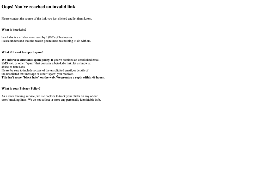 betc4.sbs homepage screenshot