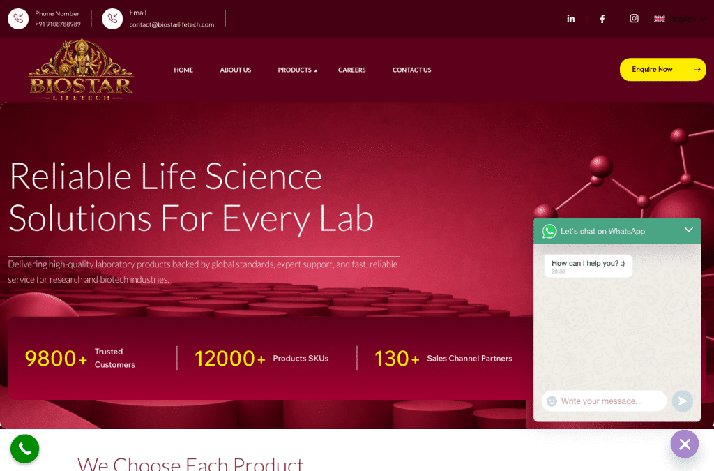 biostarlifetech.com homepage screenshot