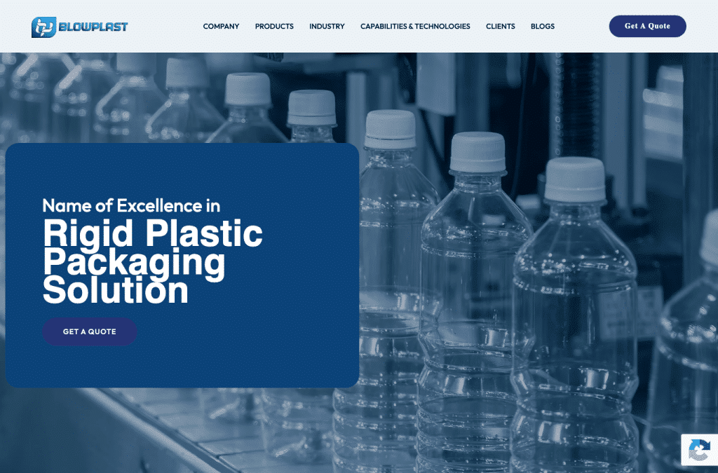 blowplast.com.pk homepage screenshot