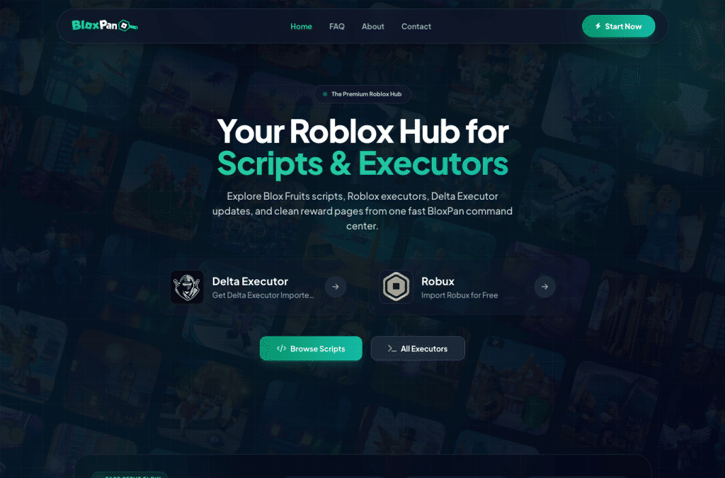 bloxforge.com homepage screenshot