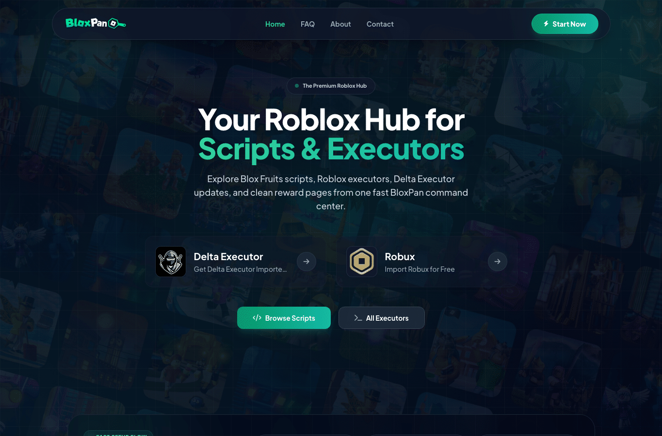 Screenshot preview of bloxforge.com