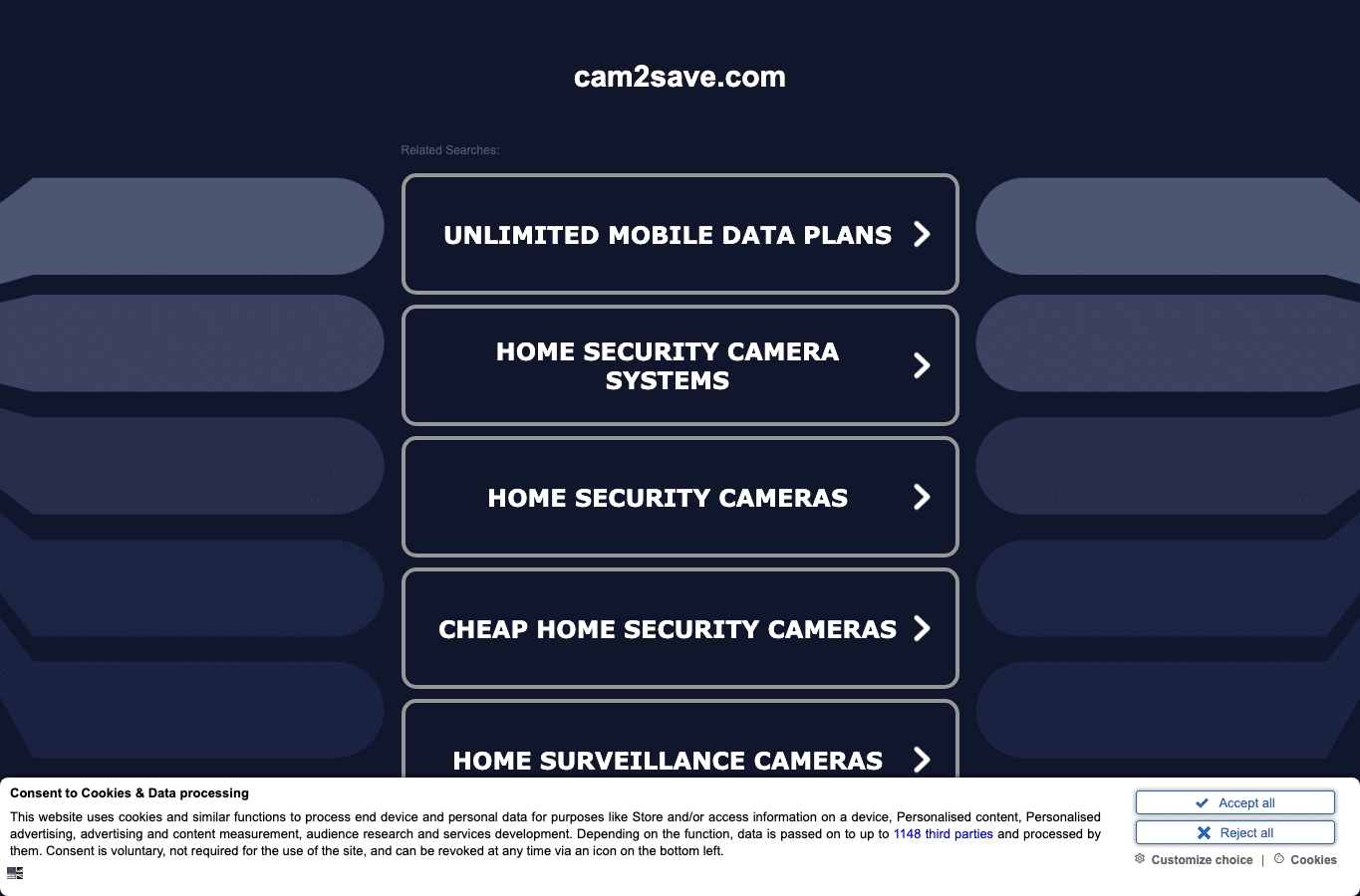 Screenshot preview of cam2save.com