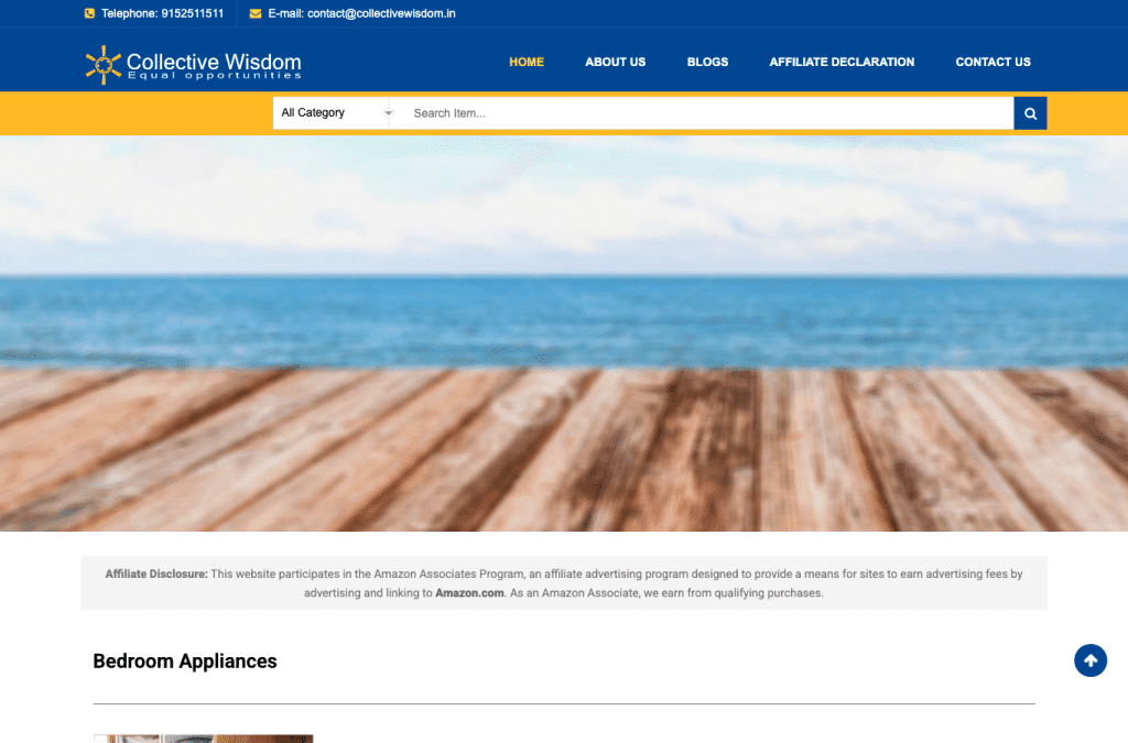 collectivewisdom.in homepage screenshot