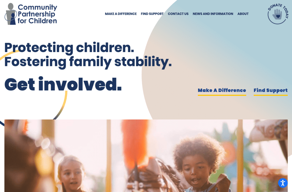 communitypartnershipforchildren.org homepage screenshot