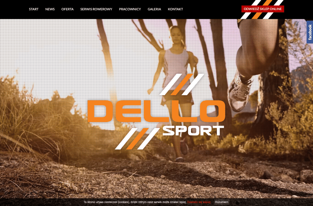 dellosport.pl homepage screenshot