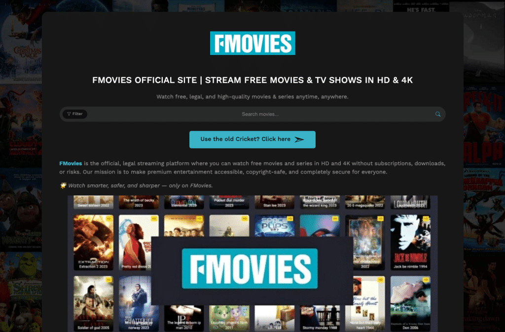 fmoviez.lat homepage screenshot