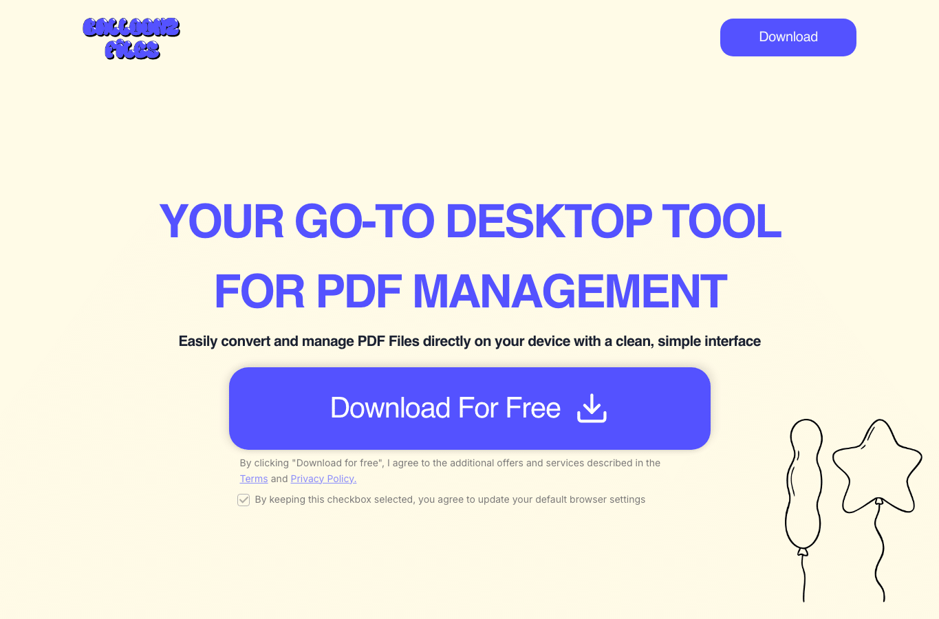 Screenshot preview of getballoonfiles.com