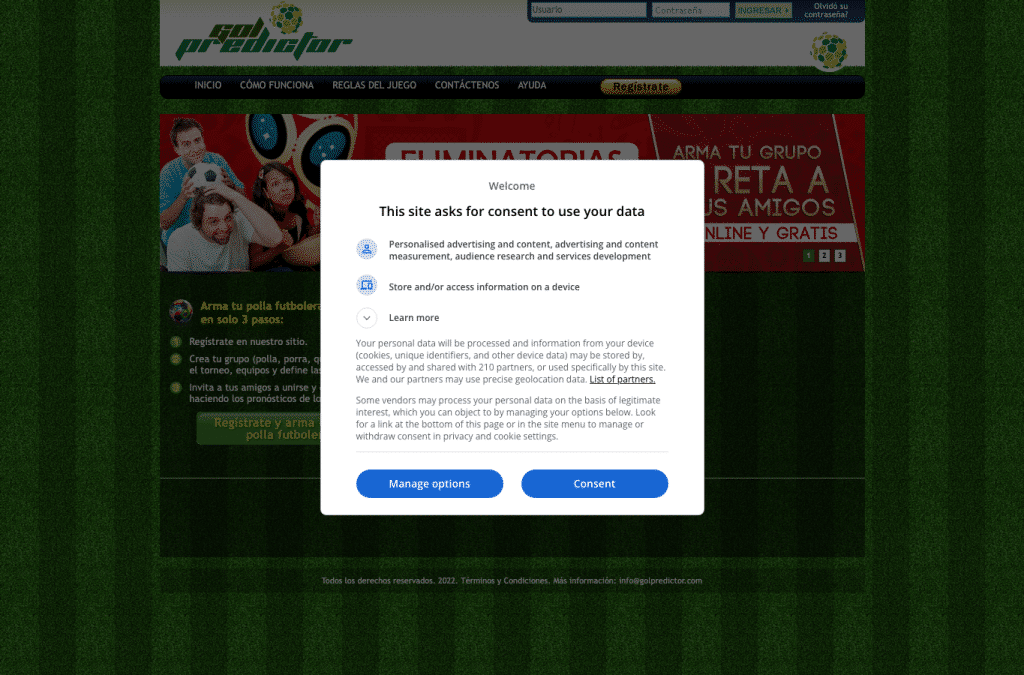golp.cc homepage screenshot