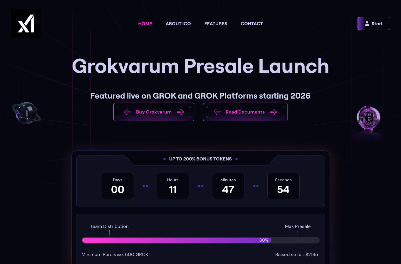 Screenshot preview of grokvarum.com