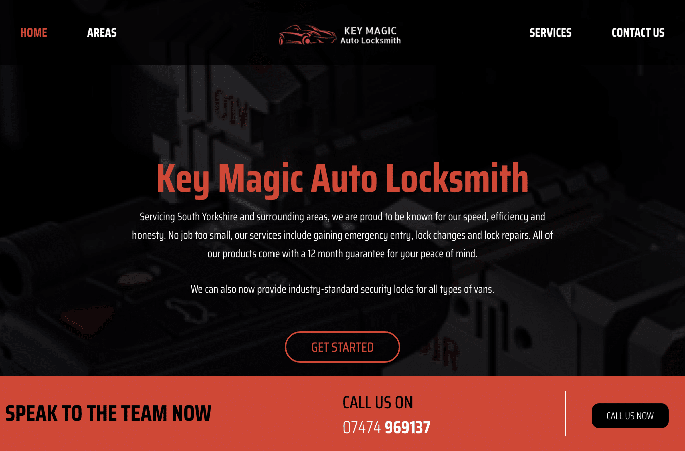 Screenshot preview of keymagic.co.uk