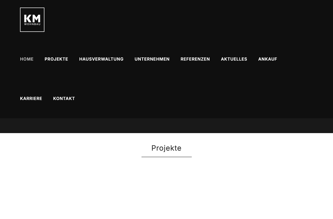 Screenshot preview of km-wohnbau.de
