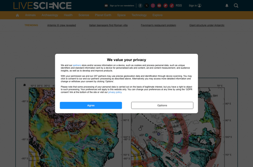 livescience.com homepage screenshot