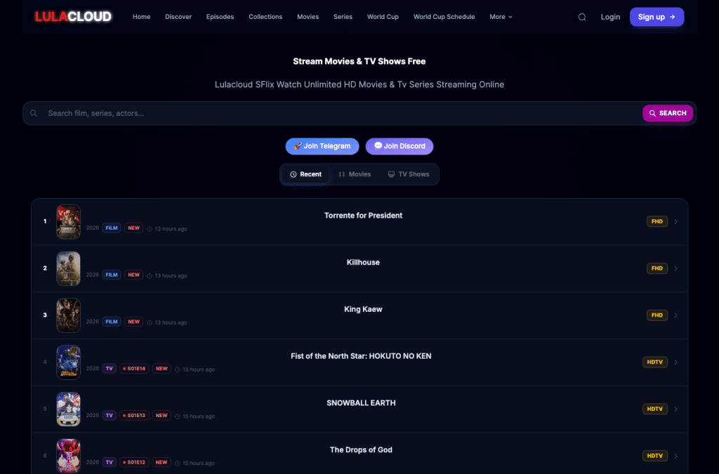 lulacloudx.com homepage screenshot