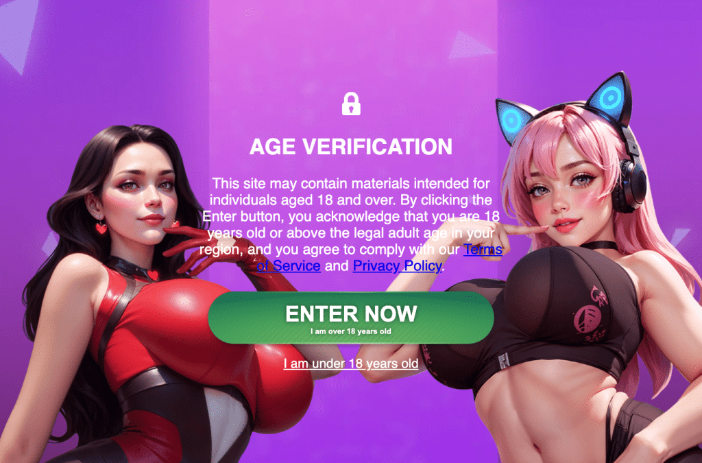 lust-goddess.com homepage screenshot