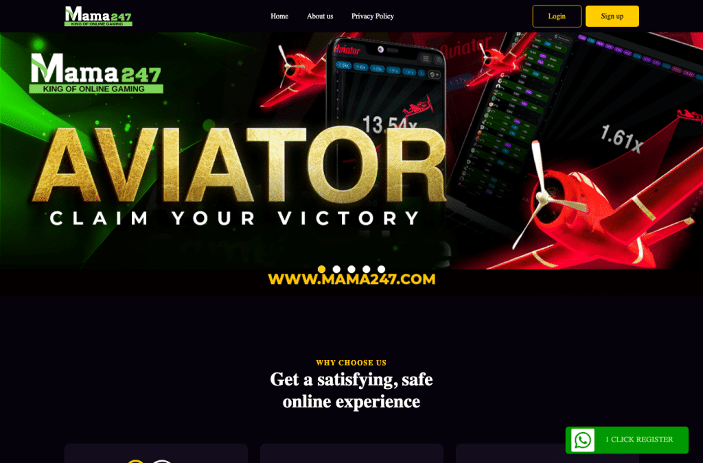 mama247.fun homepage screenshot