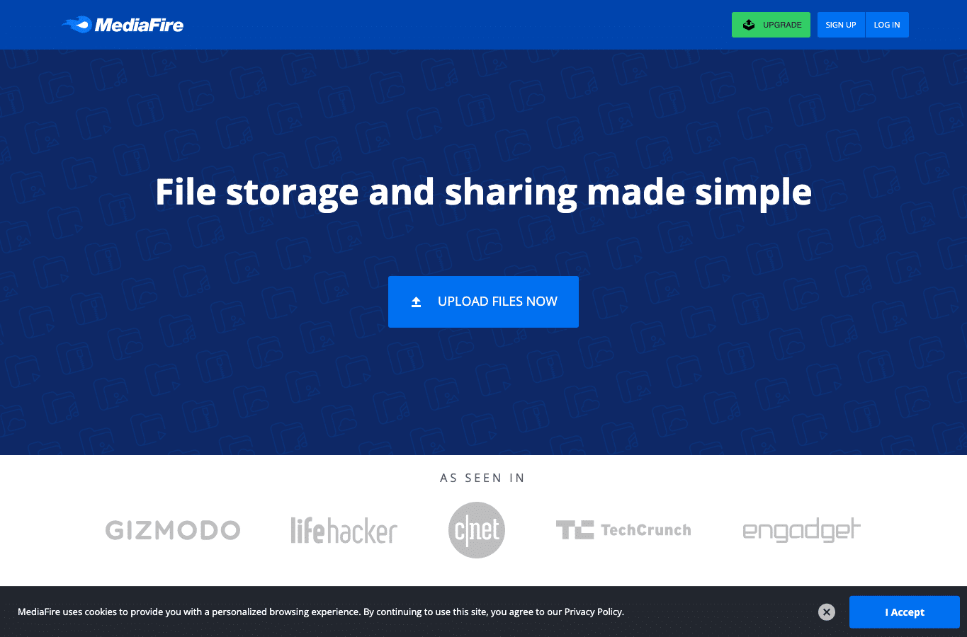 Screenshot preview of mediafire.com