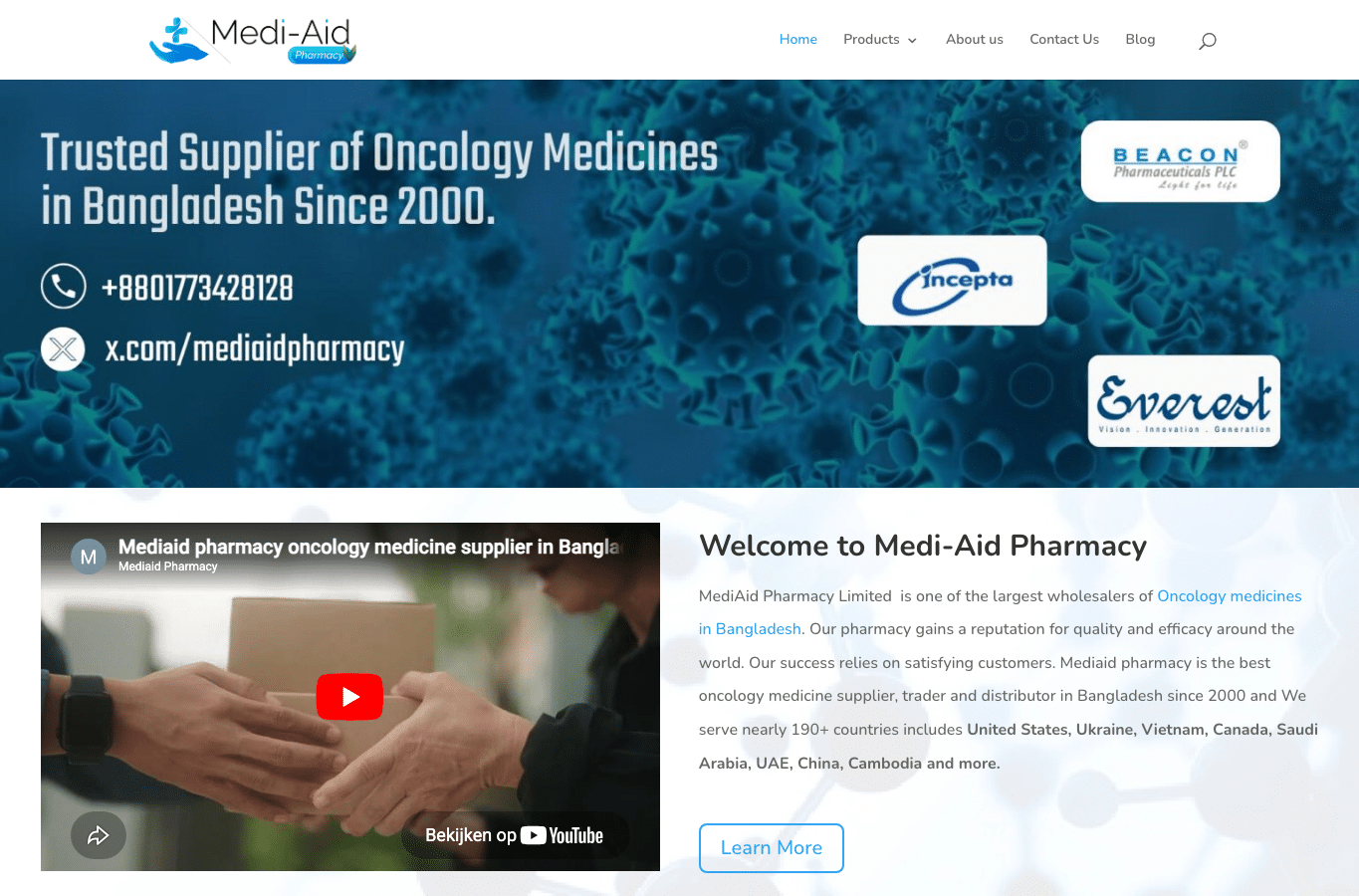 Screenshot preview of mediaidpharmacy.com